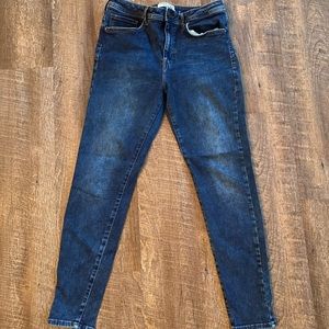 Mid rise Stretch dark denim Jeans